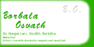 borbala osvath business card